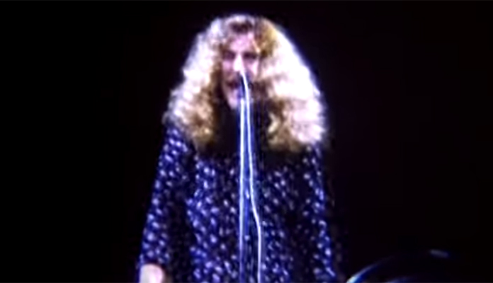 Robert Plant em filmagem inédita do Led Zeppelin em 1970