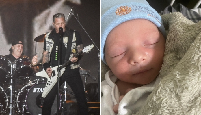 Bebê nasce em show do Metallica em Curitiba