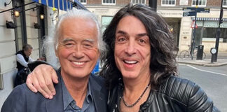 Paul Stanley e Jimmy Page