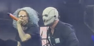 Filho de Corey Taylor canta com o pai em show do Slipknot
