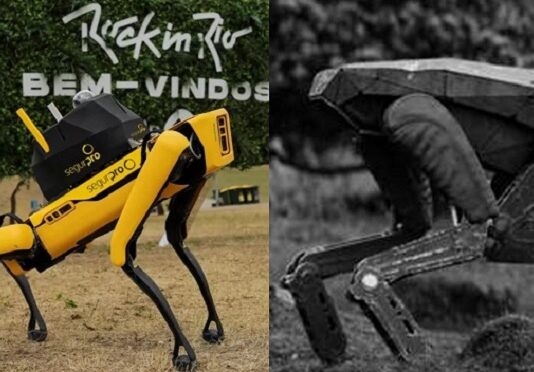 Internautas comparam cão de segurança do Rock in Rio com robô de "Black Mirror"