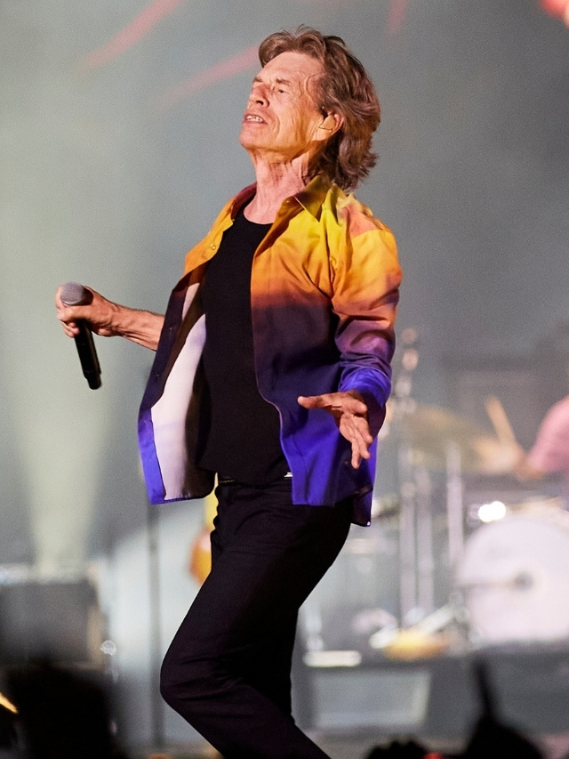 Mick Jagger em show do Rolling Stones