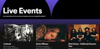 Spotify testa plataforma para venda de ingressos de shows