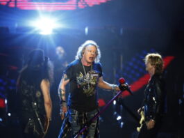 Axl Rose com o Guns N Roses no Rock In Rio 2017