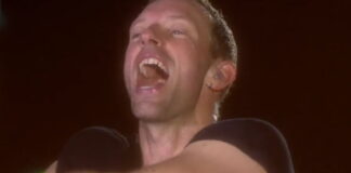 Chris Martin com o Coldplay no Rock In Rio 2022
