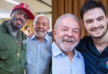 Lula se encontra com Felipe Neto, Tico Santta Cruz e outros influenciadores
