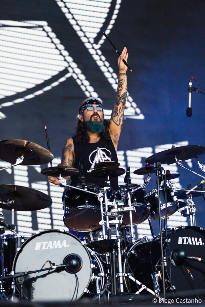 Mike Portnoy com Metal Allegiance no Rock In Rio