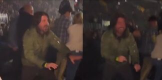 Dave Grohl dança até o chão em show de Post Malone; assista ao vídeo