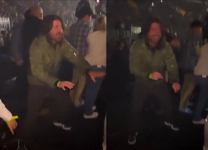 Dave Grohl dança até o chão em show de Post Malone; assista ao vídeo
