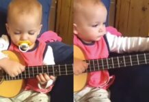 Bebê toca ukulele assustadoramente bem em vídeo do TikTok; assista