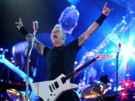 James Hetfield em show do Metallica