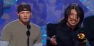 Fred Durst entrega Grammy ao Foo Fighters em 2003