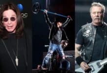 Ozzy Osbourne, Axl Rose e James Hetfield