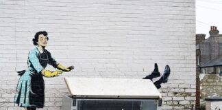 Banksy confirma que mural sobre violência contra mulheres é uma obra dele