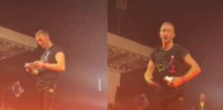 Chris Martin revela sexo do bebé de uma fã em show do Coldplay em Curitiba