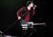 Billie Joe Armstrong com o Green Day