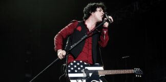 Billie Joe Armstrong com o Green Day
