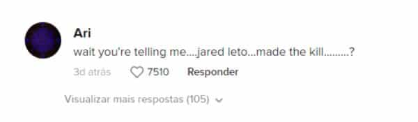 Jared Leto TikTok 1
