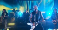 Metallica faz performance poderosa de música do seu novo disco na TV; veja