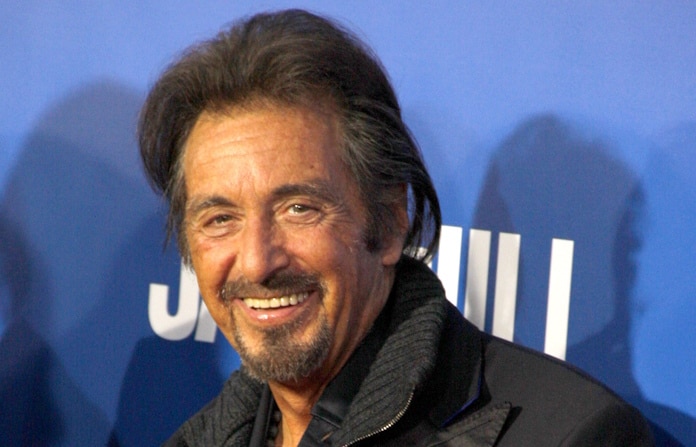 Al Pacino em tapete vermelho de premiação