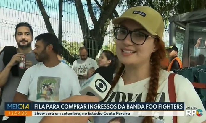 Fã de Foo Fighters fala de Bolsonaro em Curitiba