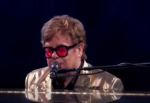 Elton John em seu último show no Reino Unido