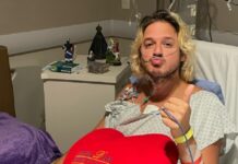 Rubel posta fotos no hospital e tranquiliza fãs após cirurgia no coração