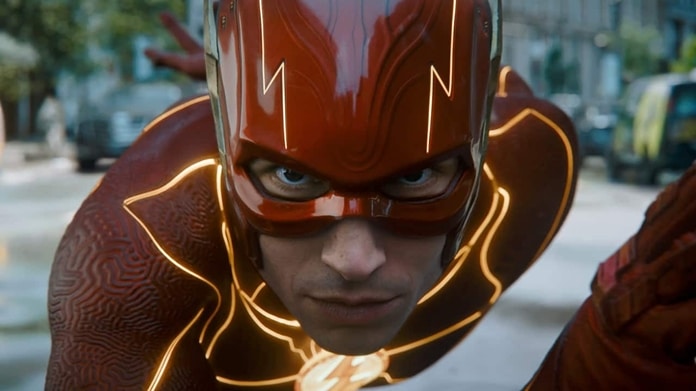 the flash em ação no filme