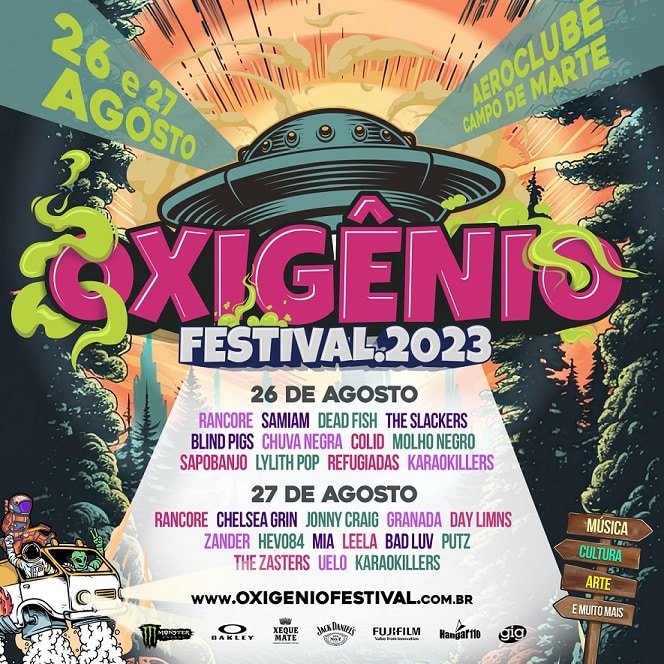 Cartaz Oxigênio Festival 2023