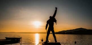 Estátua de homenagem a Freddie Mercury (Queen) em Montreux