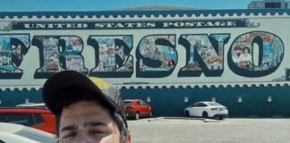 Lucas Silveira (Fresno) vai até Fresno, nos EUA, e inicia campanha por estátua da Fresno em Fresno