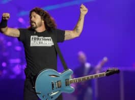 Dave Grohl com o Foo Fighters no Rock In Rio 2019