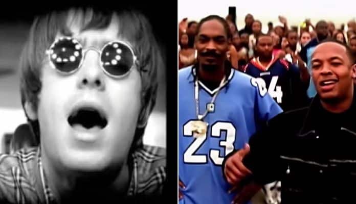 Oasis, Dr. Dre, Snoop Dogg e mais músicas dos Anos 90 com 1 bilhão de reproduções no Spotify