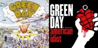 Green Day: capas dos discos Dookie e American Idiot