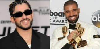 Bad Bunny e Drake são os artistas mais ouvidos no YouTube e Spotify respectivamente
