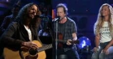 Chris Cornel, Eddie Vedder e Beyoncé cantam Bob Marley