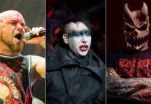 Marilyn Manson fará turnê com Five Finger Death Punch e Slaughter to Prevail, nomes igualmente controversos