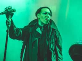 Marilyn Manson fazendo careta na Eslovênia, 2018
