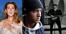 Céline Dion, Eminem e Beatles - canções gravadas em uma tomada