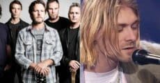 Pearl Jam e Kurt Cobain, do Nirvana