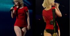 Hayley Williams viraliza com visual ousado e calcinha à mostra em show do Paramore